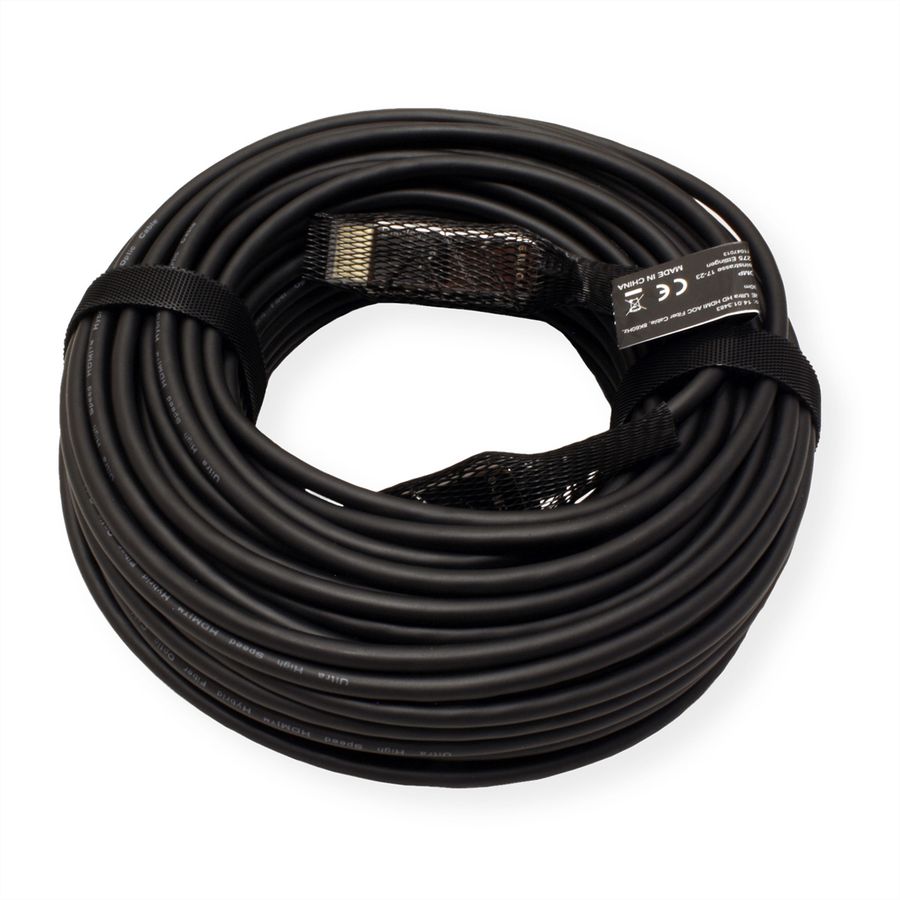 ROLINE Ultra HDMI Aktiv Optisches 8K Kabel, 50 m