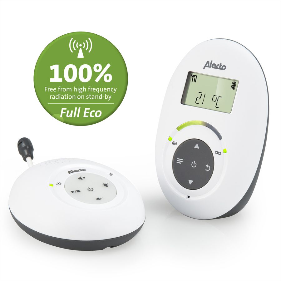 Alecto DECT Babyphone DBX-125 mit Display., Weiss
