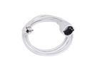 BACHMANN Extension cable, Schutzkontakt 230V 4m weiss