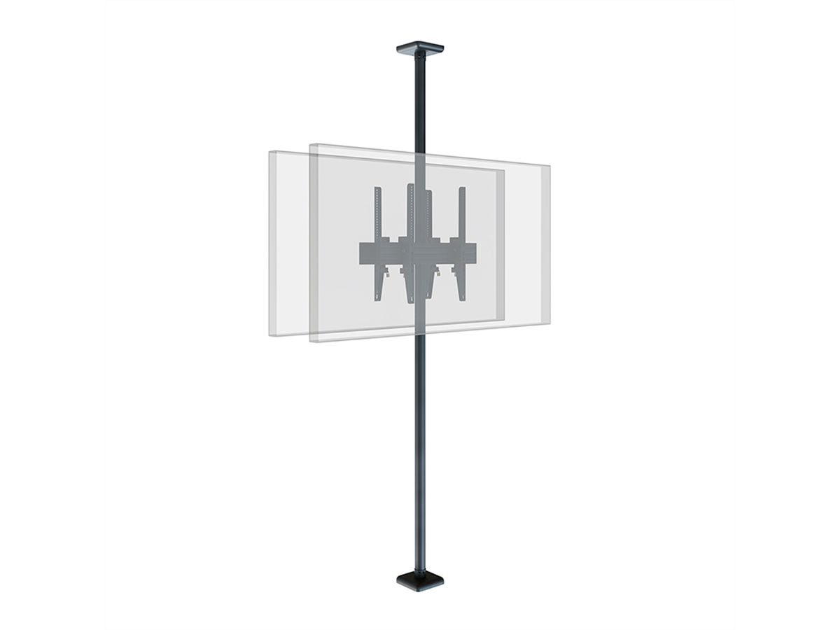 Hagor CPS Floor-Ceiling back-2-back, schwarz
