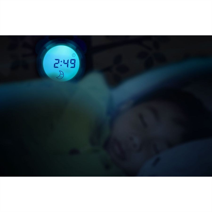Alecto Baby entraîneur de sommeil veilleuse et réveil BC-100, Blanc