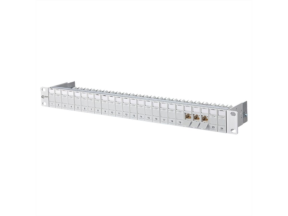 BTR Panneau 19" 1UH équipé de 24 modules Cat.6A (Classe EA)