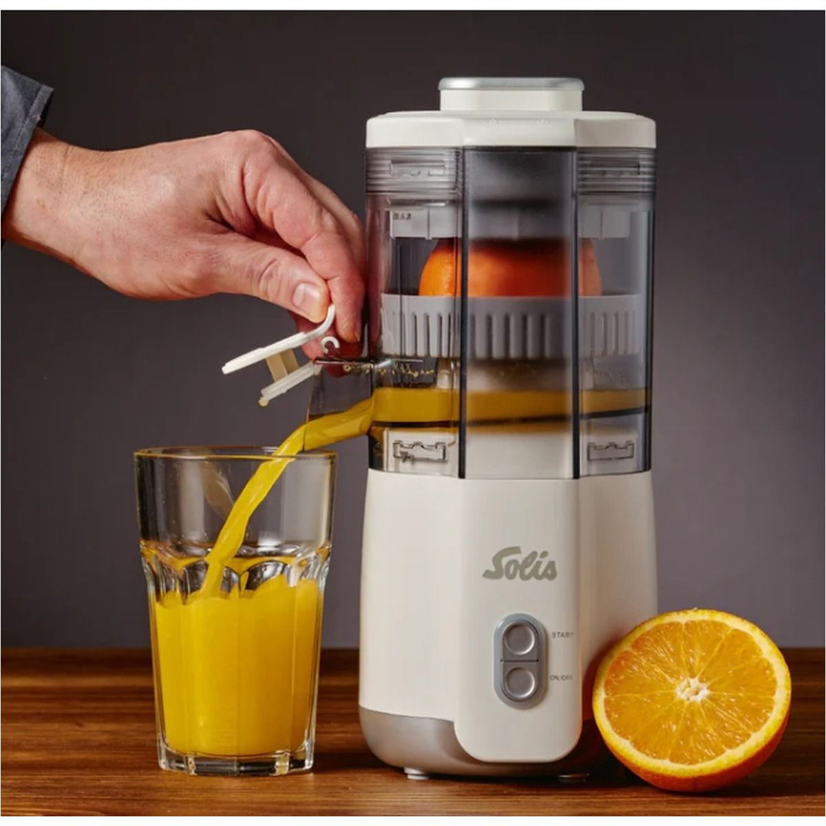 Solis Multi JuicerMatic Typ 8455, Entsafter, 100W Weiss