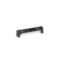 BACHMANN CYCLE Desk 2xUTE 1xSchalter 1xUSB A/C 22W 0,2m GST18