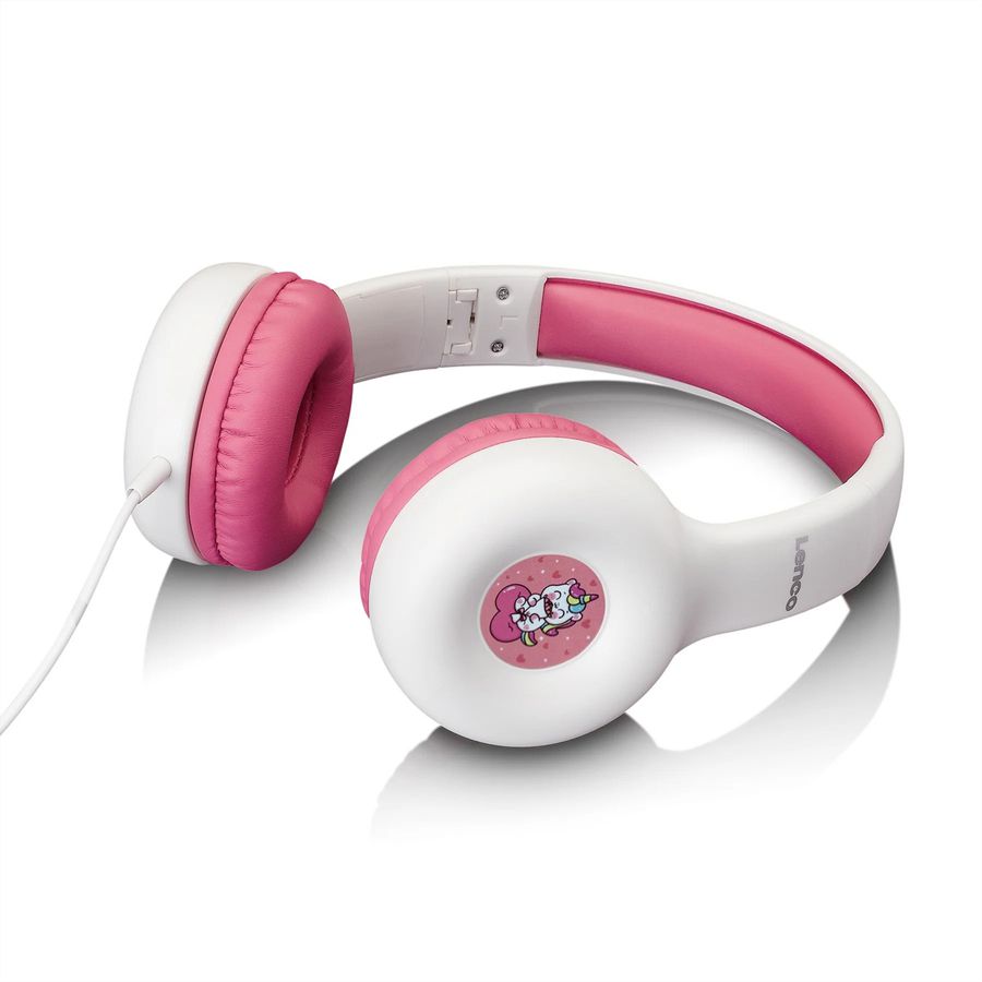 Lenco HP-010PK Casque pour enfants, rose
