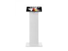 Hagor Indoorstele vis-it Tilt, weiss, freistehende Indoorstele mit stufenloser Neigungseinstellung, weiß