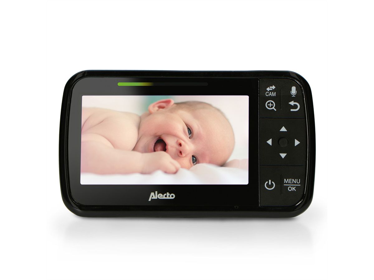 Alecto Babyphone DVM149 avec caméra, écran couleur 4.3", noir