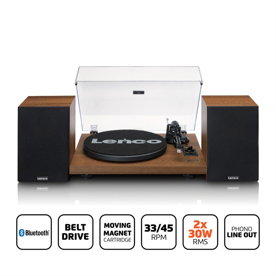 Lenco Platine vinyle LS-480WD, bois