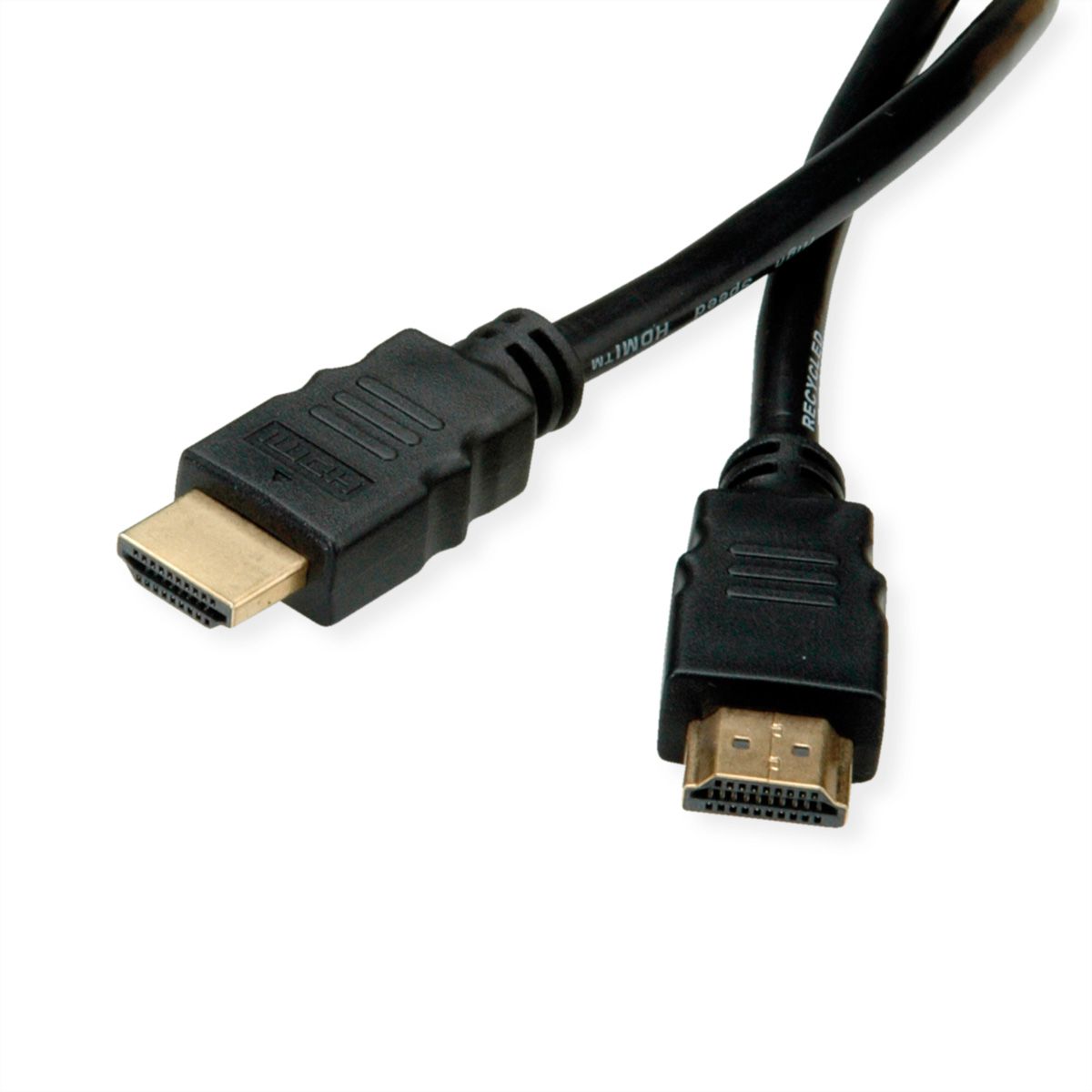 ROLINE RM 8K HDMI Ultra HD Kabel mit Ethernet, ST/ST, schwarz, 2 m
