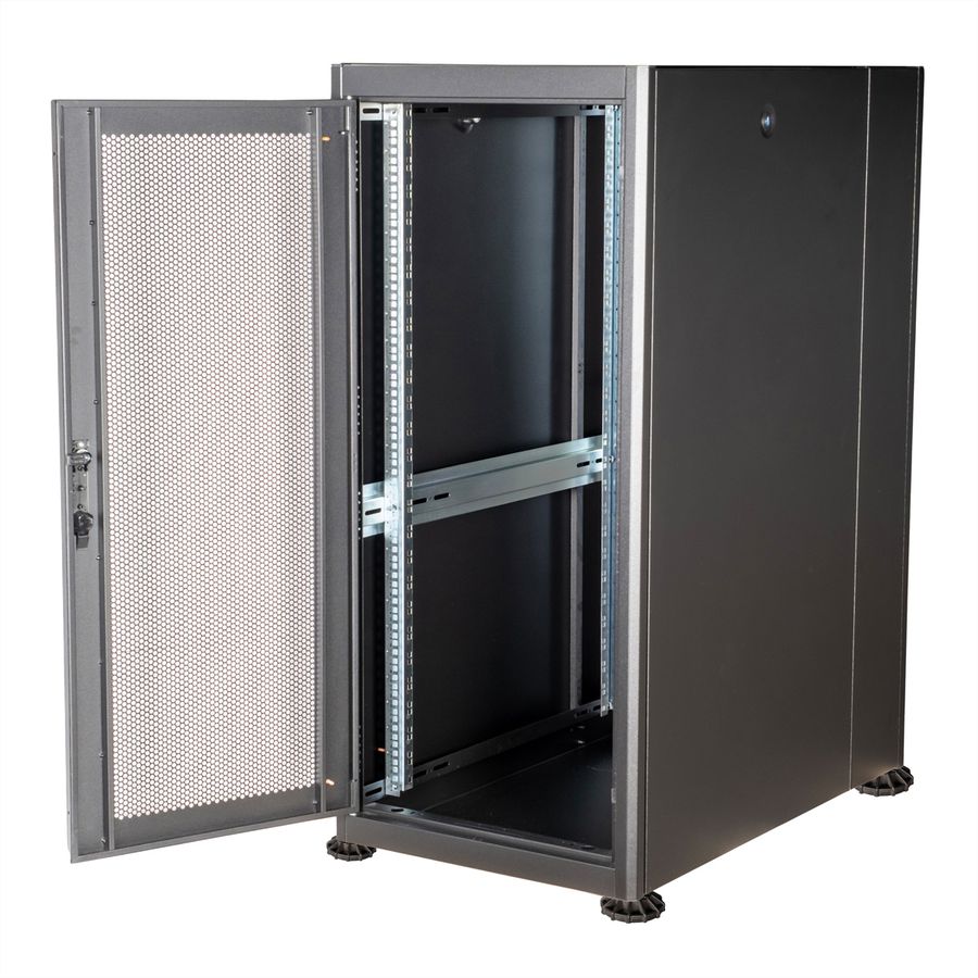 ROLINE 19" Baie serveur Basic 26U, 600x1000 LxP Porte perforée noir