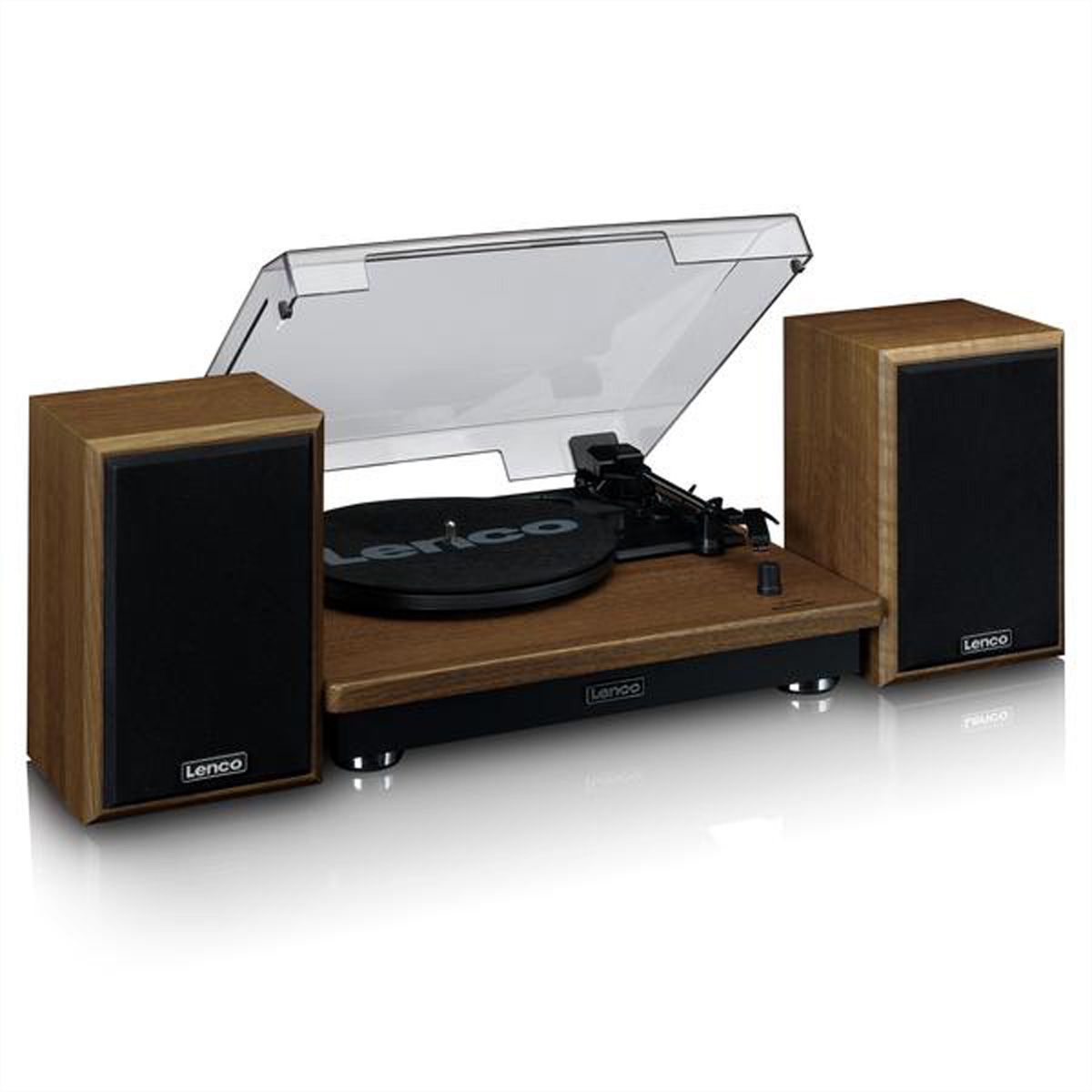Lenco Plattenspieler LS-100, Bluetooth, 2 Speaker