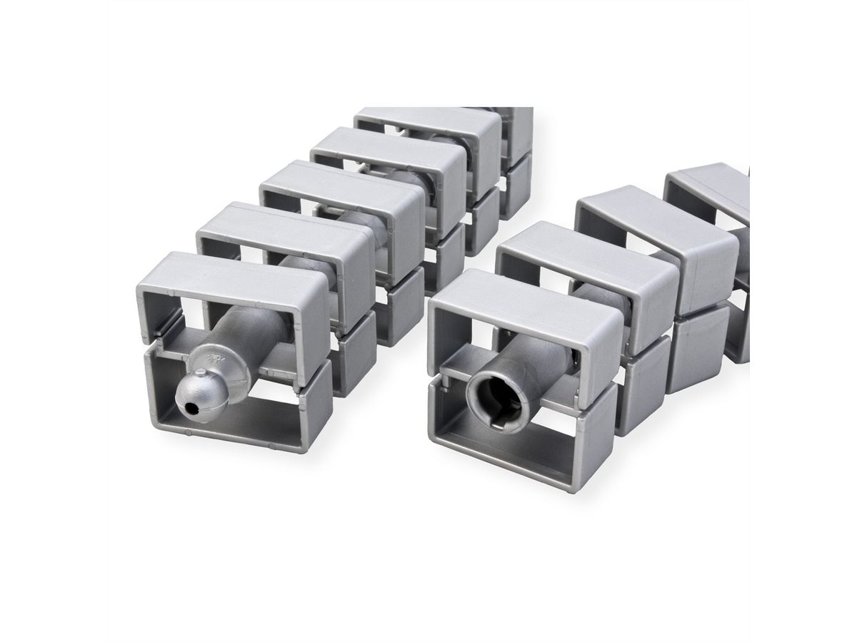 BACHMANN Kabelschlange® Quadro argent