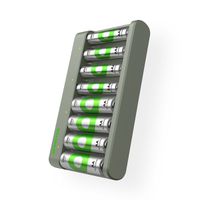 GP Batteries USB-Ladegerät GP E811, inkl. 4x ReCyko AA 2100mAh&4x AAA 850mAh