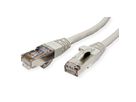 Câble ROLINE Cat.7 S/FTP, LSOH, avec connecteurs RJ45 (500MHz / Classe EA), gris, 1 m