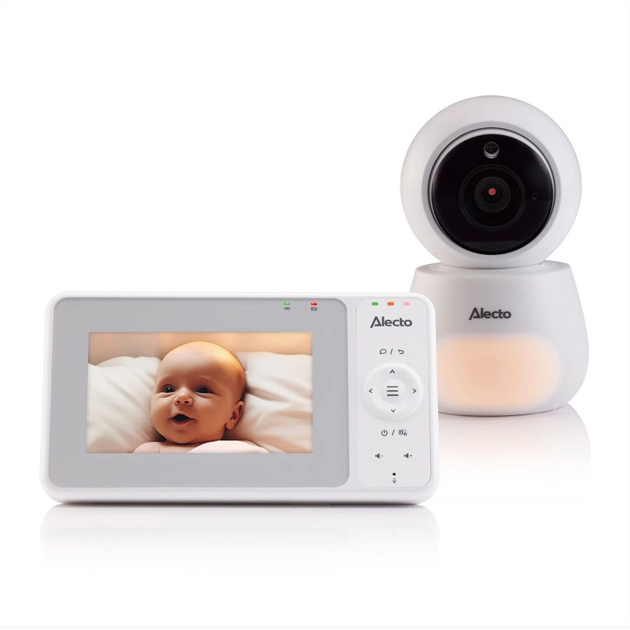 Alecto Babyphone DVM2043 10.9cm Display, caméra orientable, veilleuse