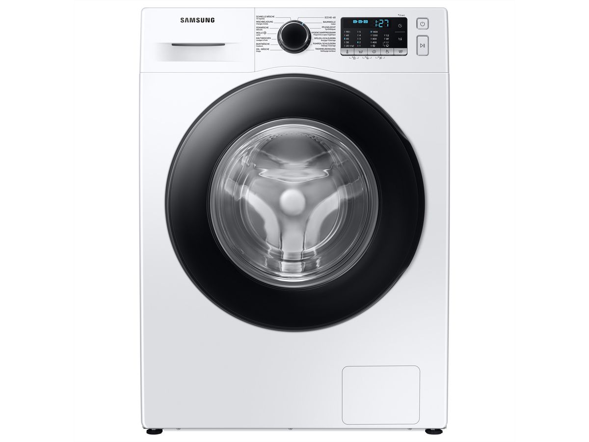 Samsung Waschmaschine WW5000, 9kg, weiss, Carved Black, WW90TA049AE/WS