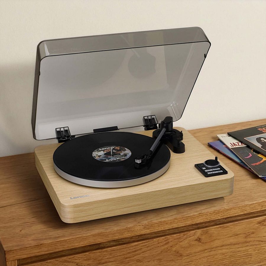 Lecteur de disques Lenco LBTA-166SI, pin, BT,, entièrement automatique
