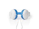 Nedis On-Ear-Kopfhörer mit Kabel, 3.5 mm /Kabellänge: 1.20 m / 82 Db/ Blau