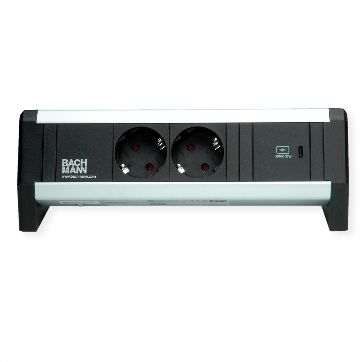 BACHMANN DESK 2x contact de protection USB C