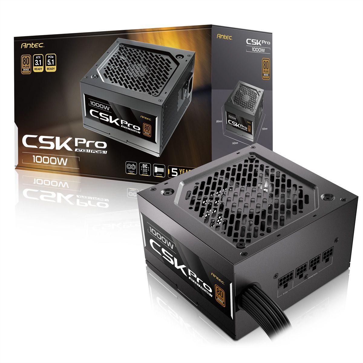 ANTEC CSK1000 PRO ATX3.1 Alimentation 1000W