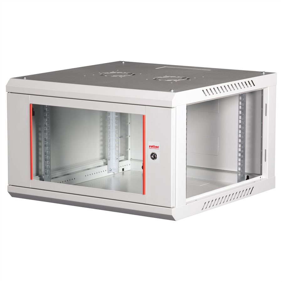 ROLINE 19-Zoll Wandgehäuse Basic Plus 6HE, 600x600 BxT grau