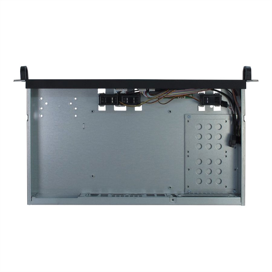 Boîtier industriel 19", 1U, 1U-K-125L, noir