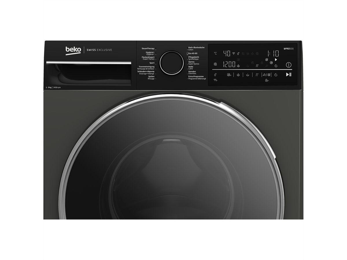 **Retoure**Beko lave-linge WM520, 9kg, A-10%, manhattan gray