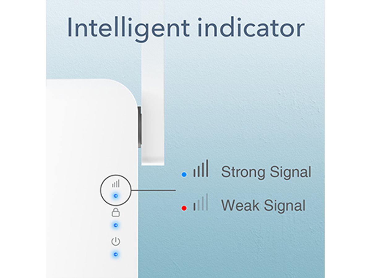 CUDY RE1200 AC1200 Repeater WiFi Mesh