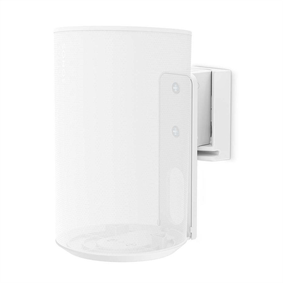 Nedis Lautsprecher-Wandhalterung für Sonos Era100 weiss, Wand, 3 kg, neig- und drehbar