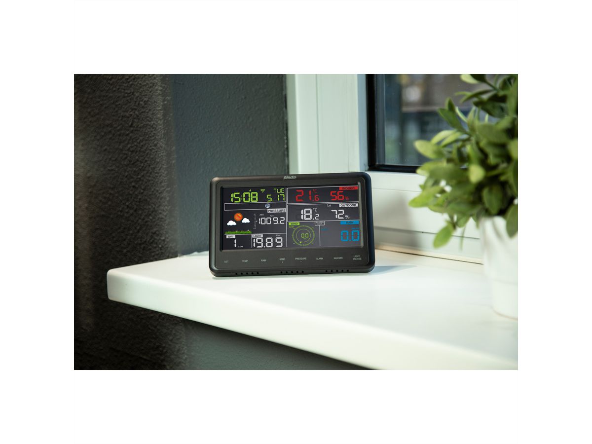 Alecto Wetterstation WS-5500 8 in 1 WIFI mit App