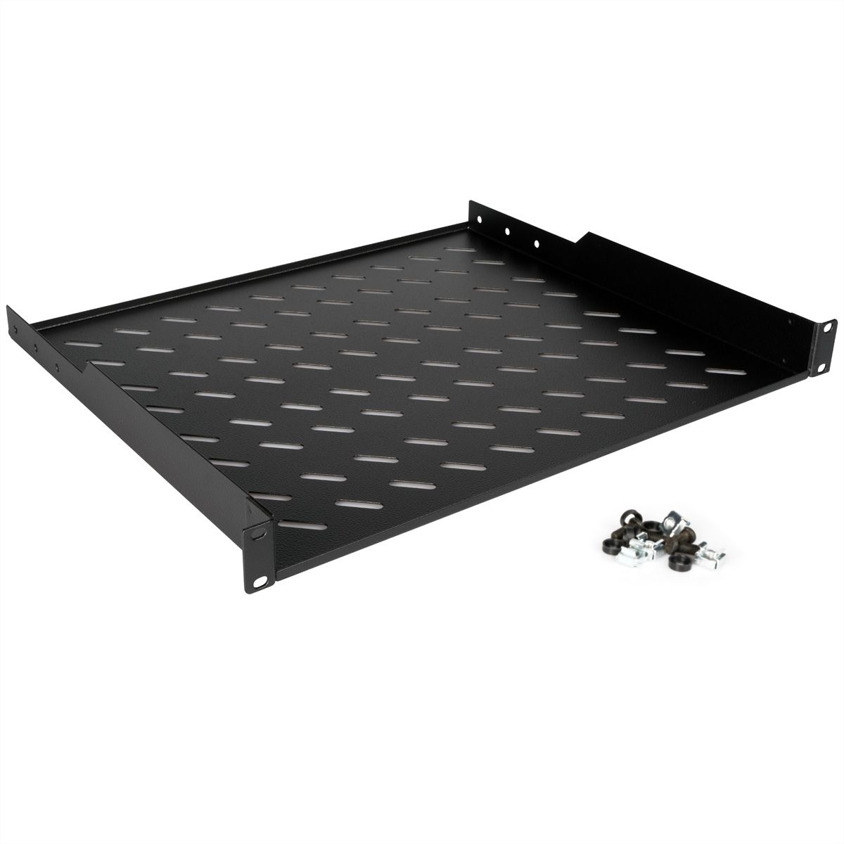 ROLINE 19-Zoll Fachboden 1 HE 400 T, 15kg Tragkraft schwarz