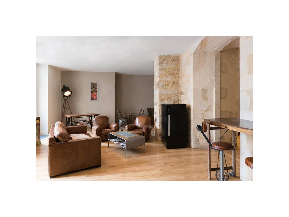 Climadiff Weinkühlschrank GARDE150D, Freistehend, 1 Zone, 160 Flaschen