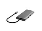 VALUE USB-C Dockingstation, 2x 4k HDMI, DP, VGA, Gigabit Ethernet, 2x USB-C, 2x USB-A, PD