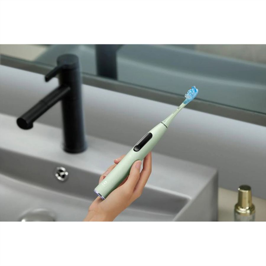 Oclean X Ultra 20 Set Schallzahnbürste grün, 84’000 Bewegungen/min, Smart Touchscreen, 40 Tage Akku