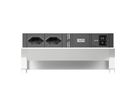 BACHMANN DESK2 2xCH 90° 1xUSB C/C 65W, L=0,2m RAL9010