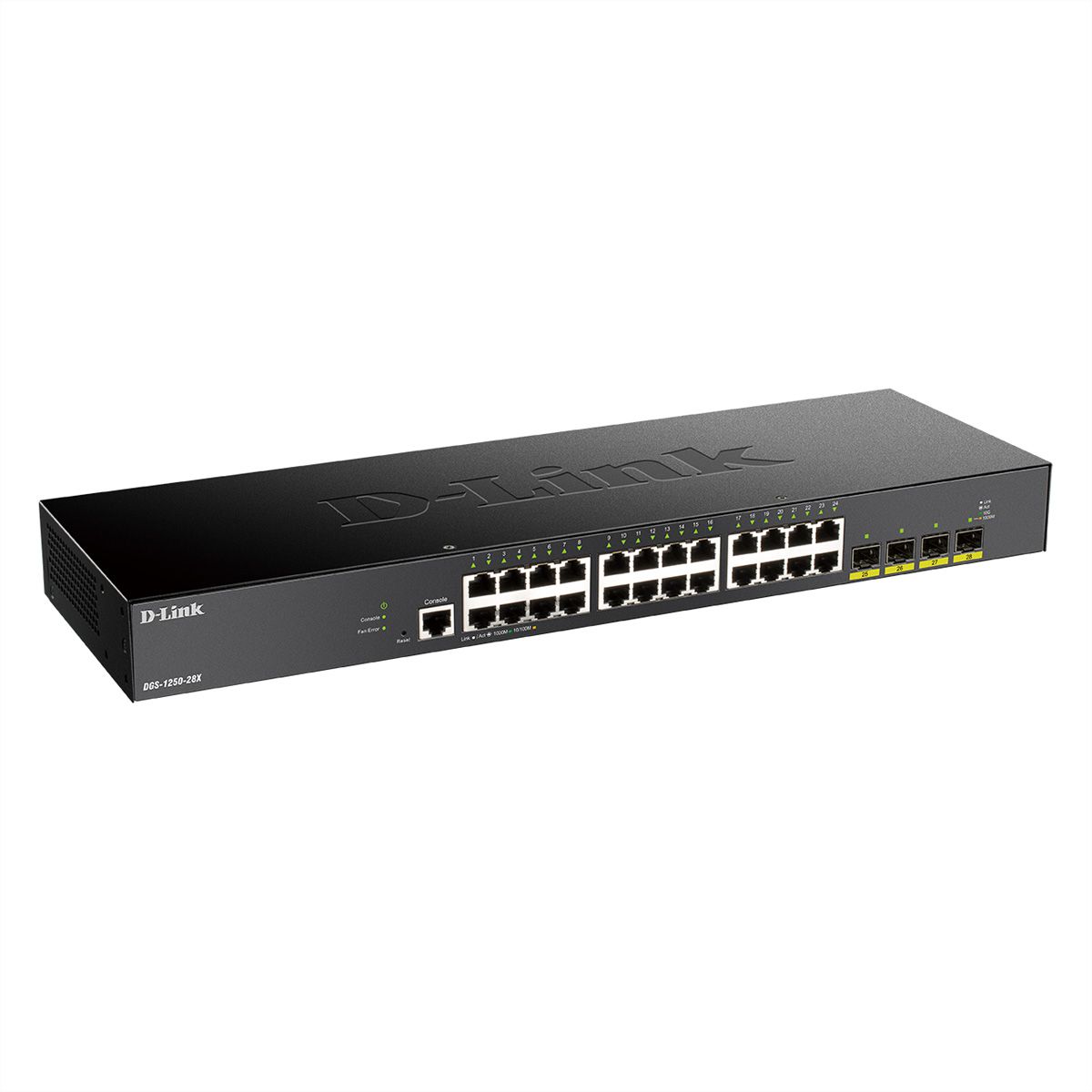 D-Link DGS-1250-28X Gigabit Switch 28-Port Smart Managed 4x 10G