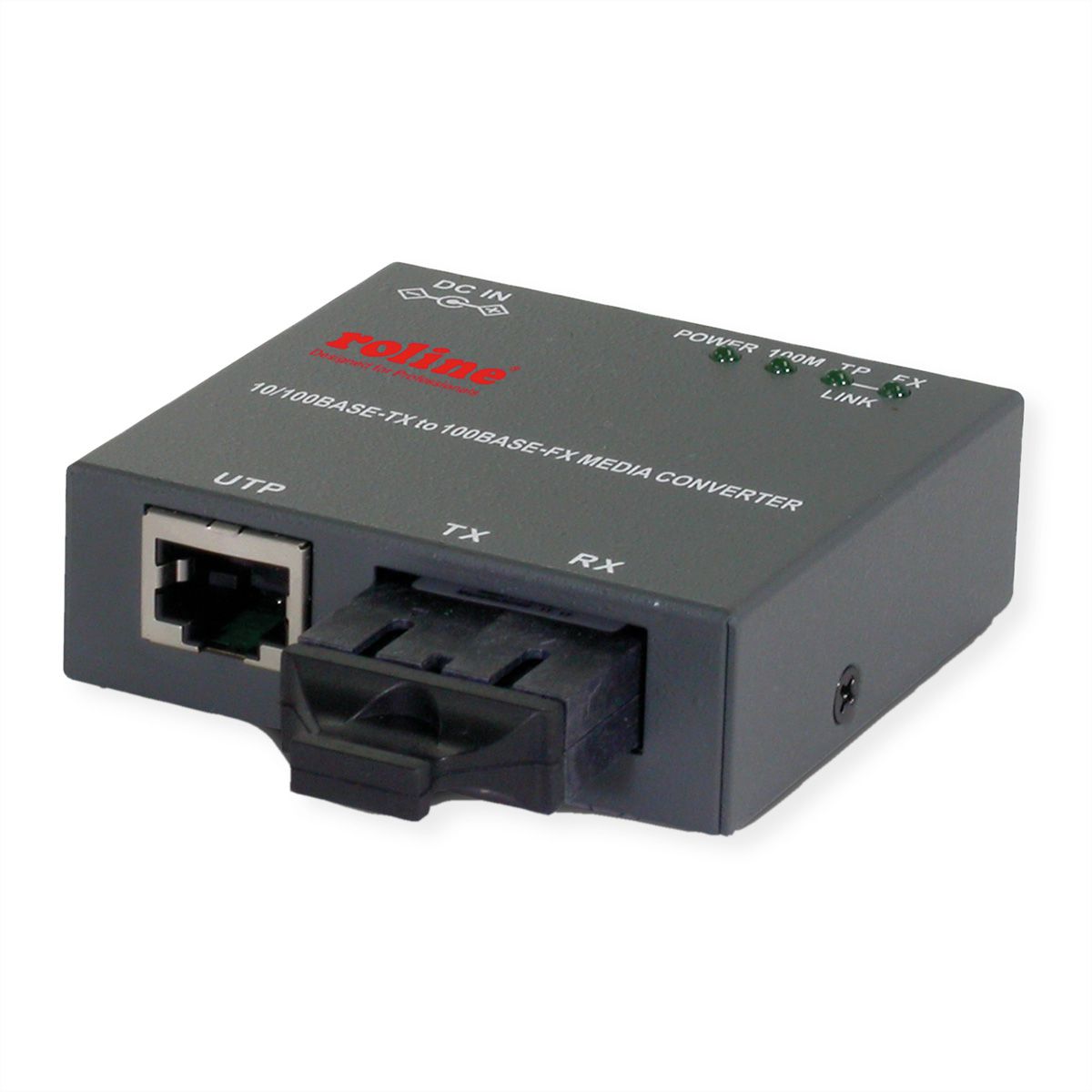 ROLINE Convertisseur Fast Ethernet compact, 10/100Base-TX  100Base-FX (SC)