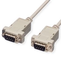 VALUE Câble RS232 9 pôles M/M, 1,8 m