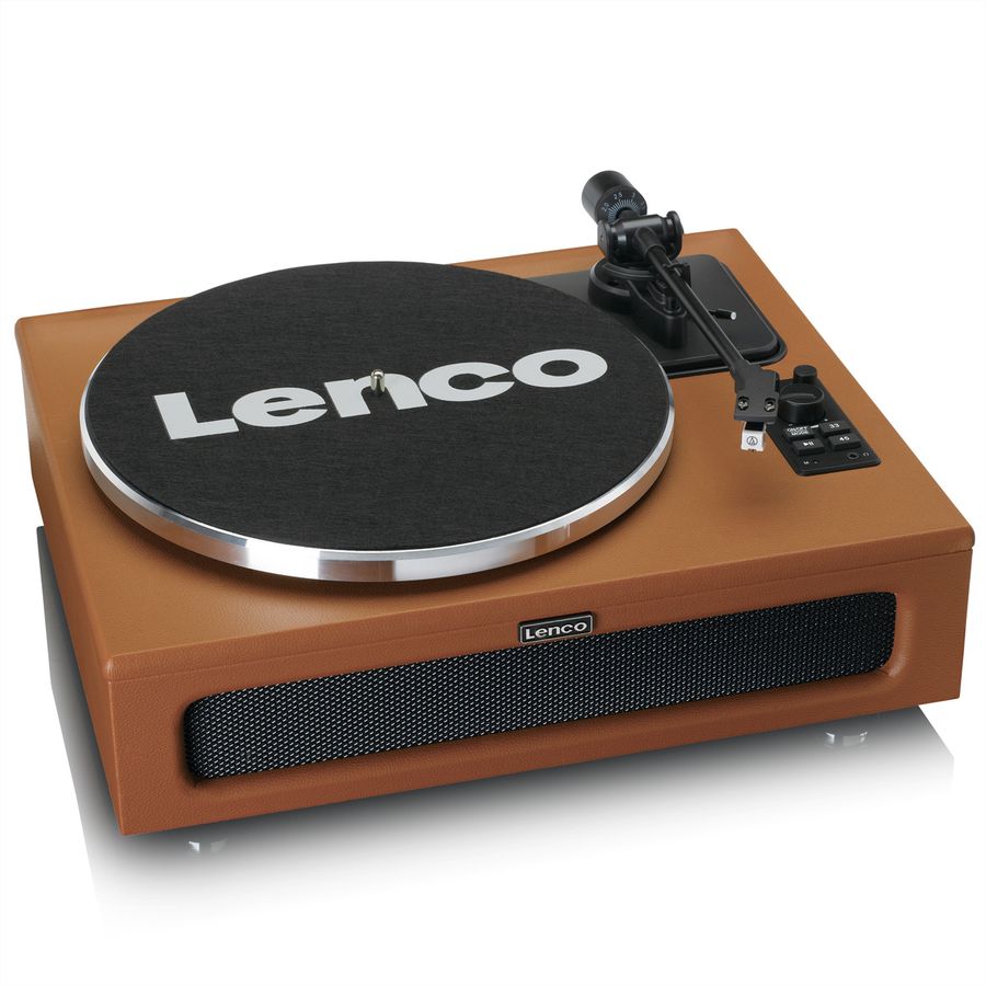 Platine vinyle Lenco LS-430, Marron