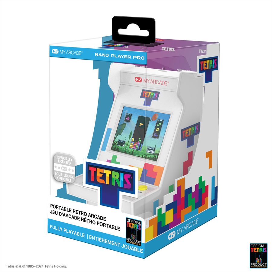 My Arcade Tetris Nano Player Pro, Mini-Arcade, Tetris, 2.4" Display