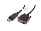 VALUE Câble DisplayPort DP M - DVI-D M, noir, 1 m