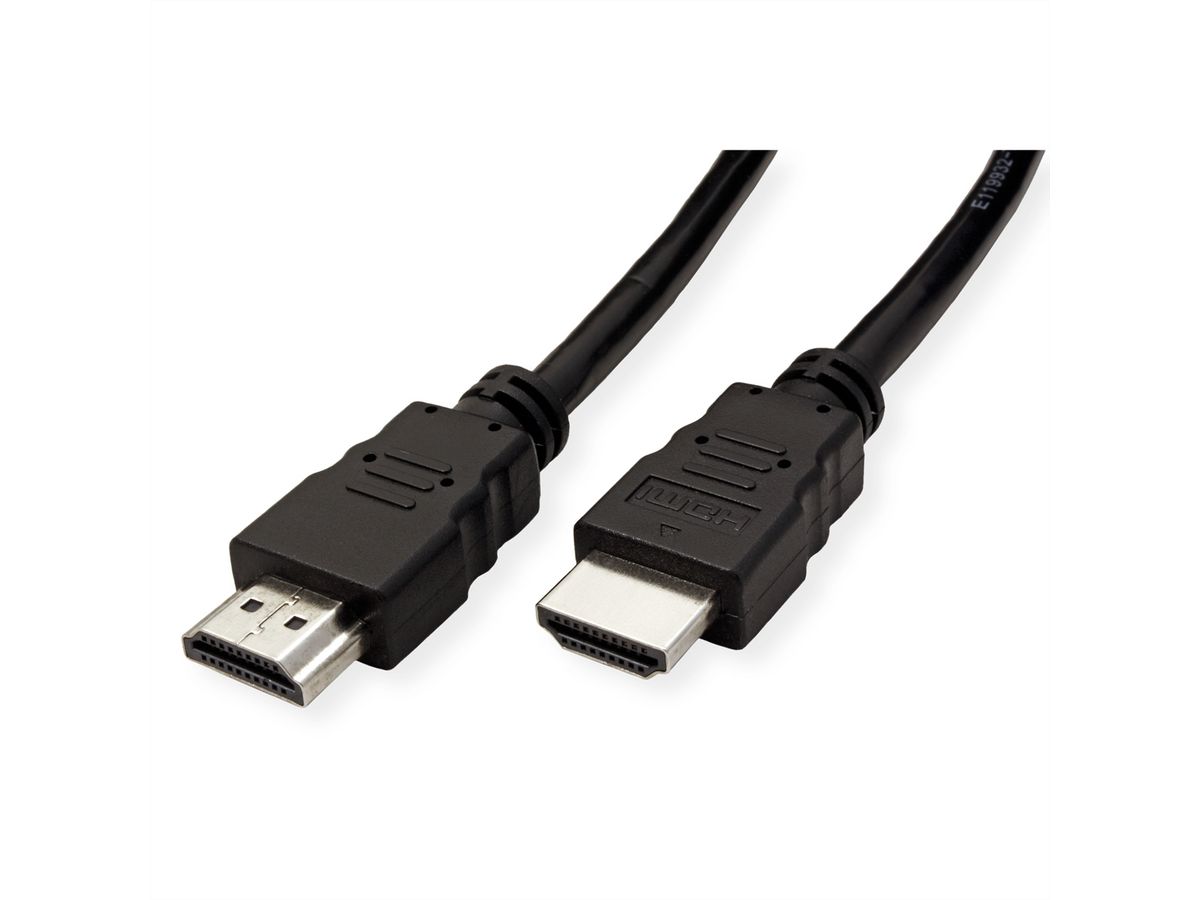 VALUE Câble de raccordement pour écran HDMI High Speed M-M, noir, 10 m