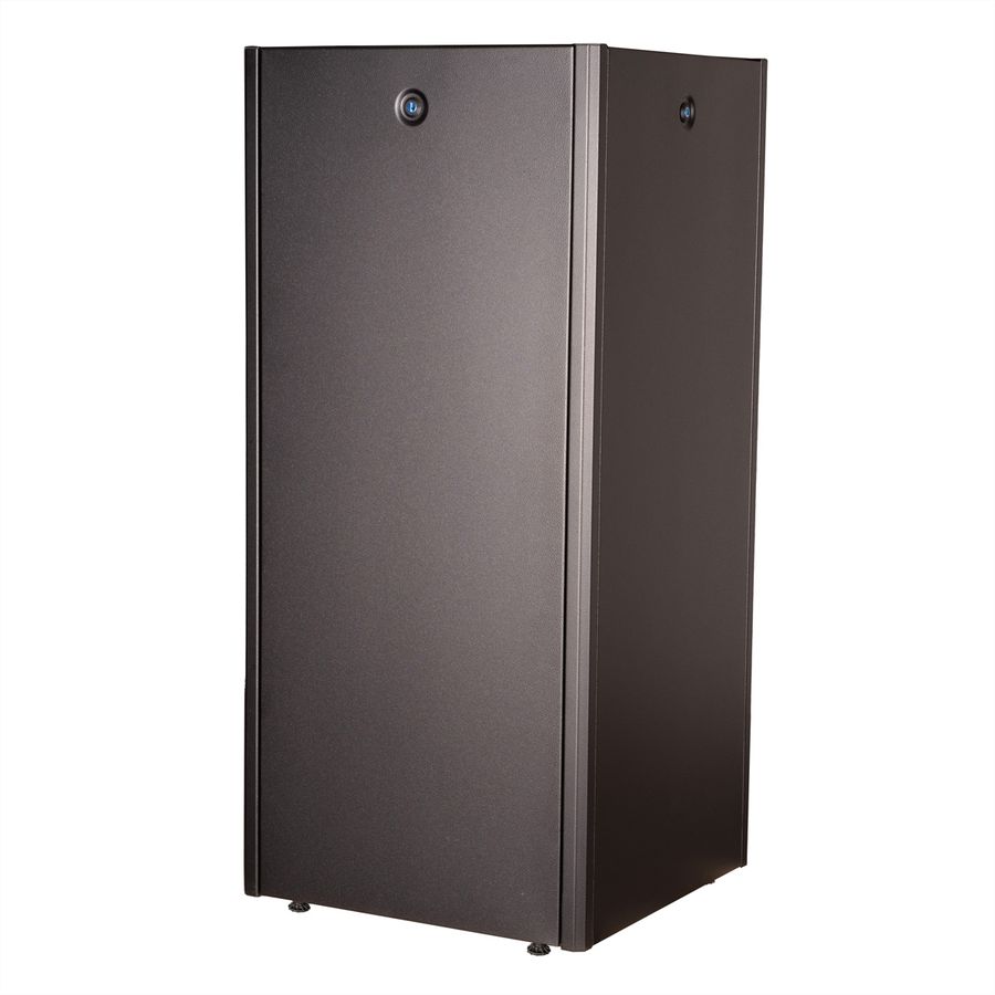 ROLINE 19-Zoll Netzwerkschrank Basic 26 HE, 600x800 BxT Glastür schwarz