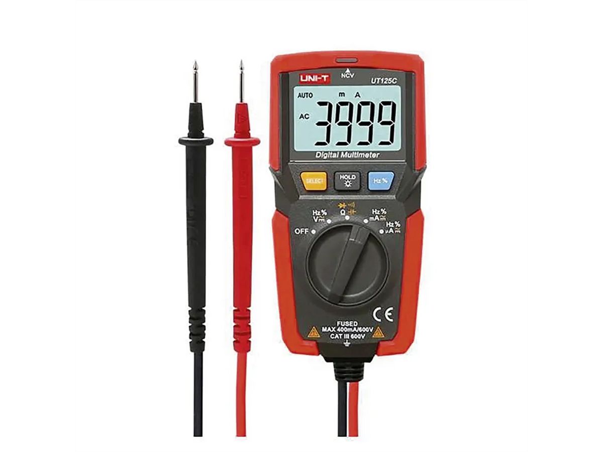Steffen Multimeter AC/DC (600V/0.4A, CAT III 600V