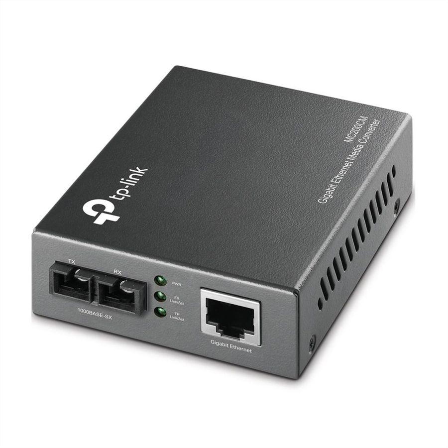 TP-Link MC200CM Media Converter , Single-Mode, Full-duplex, Up to 15km
