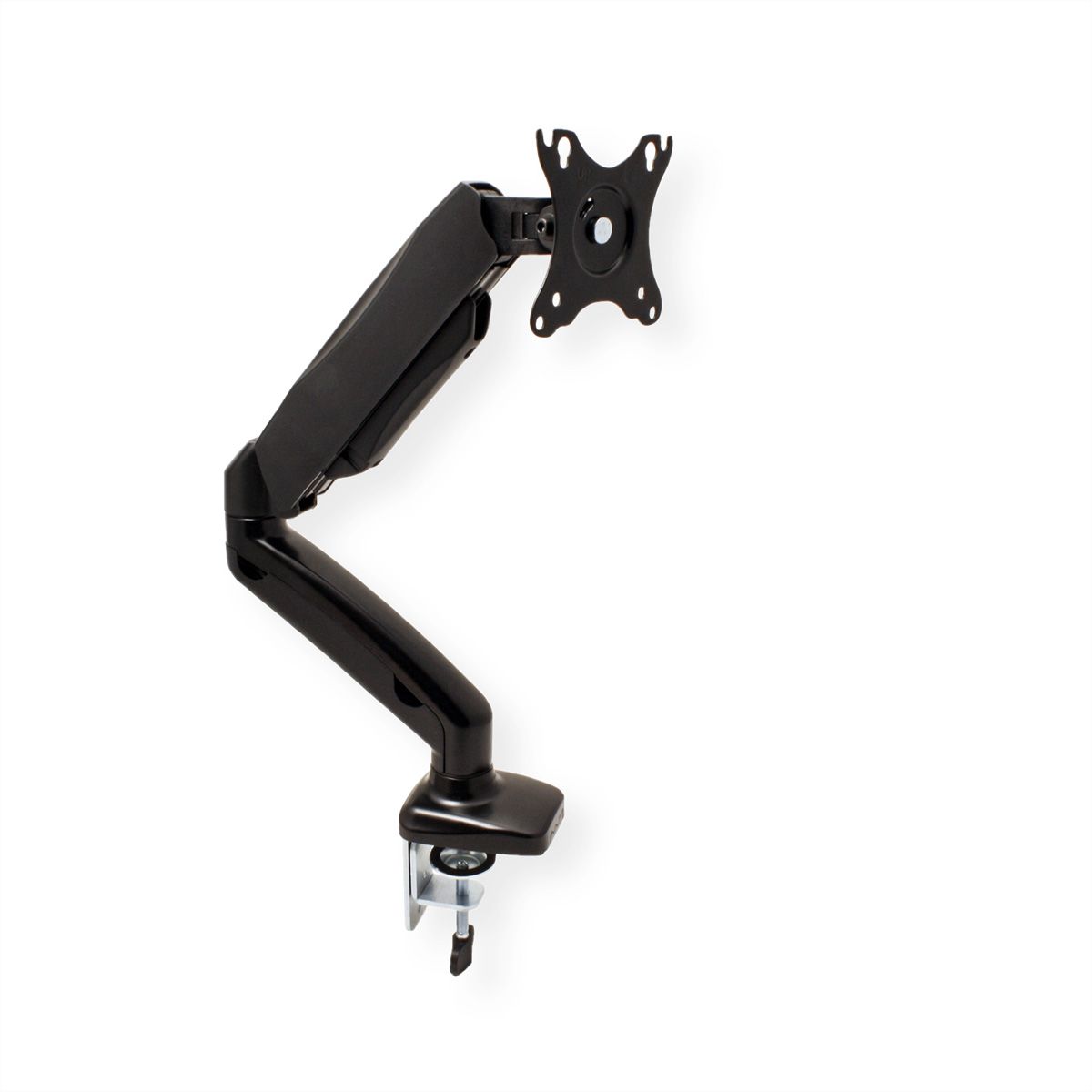 VALUE Support LCD, vérin à gaz, 5 articulations, fixation sur bureau, noir