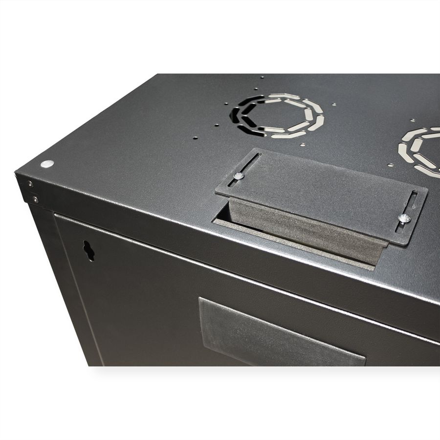 ROLINE 19" Boîtier mural Pro 9U, 600x450 LxP noir