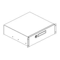 CONTEG Tiroir 19'' 3 UH avec fermeture, noir