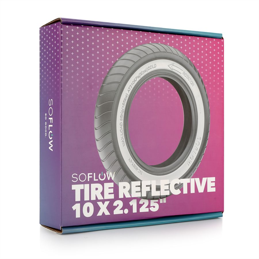 SoFlow Reifen reflective, 10 X 2.125", SO ONE PRO / SO2 AIR MAX