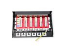 ROLINE Mini panneau Cat.6A/ClassEA 6 ports, 0,5U, blindé, noir